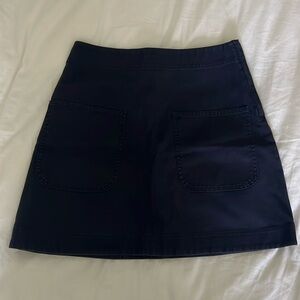 COS Blue Skirt 100% Cotton Size 4